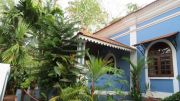 Side view of the villa