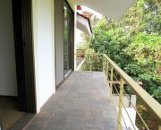 Bedroom balcony overlooking the view