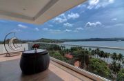 Balcony and the view