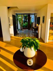 Entrance to the villa