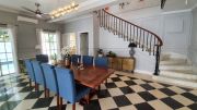 Dining and staircase elevation