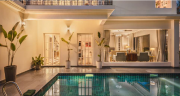 Villa and the pool