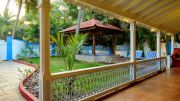 Verandah overlooking the garden